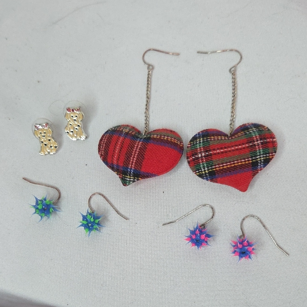 Claires Vintage Y2k Earring Bundle Early 2000s 4 Pairs